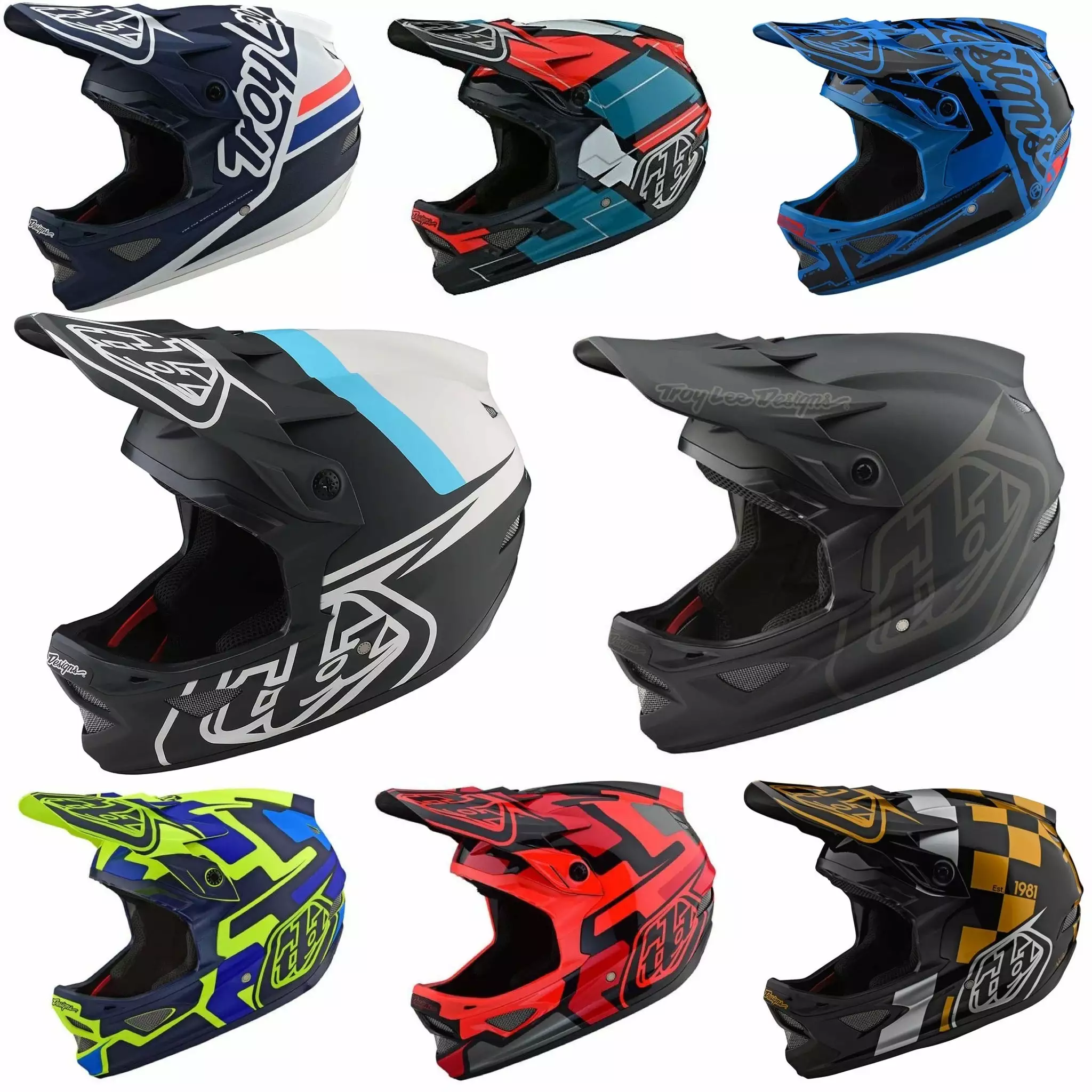 Troy Lee Designs TLD D3 Fiberlite Full Face Kypärä 3 Troy Lee Designs TLD D3 Fiberlite Full Face Kypärä