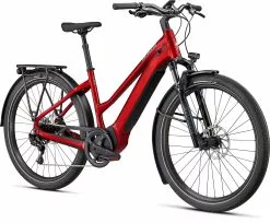 Specialized Turbo Vado 5.0 Step-Through -MAASTOPYÖRÄT myymälä 95022 34 VADO 50 ST REDTNT SILREFL FDSQ