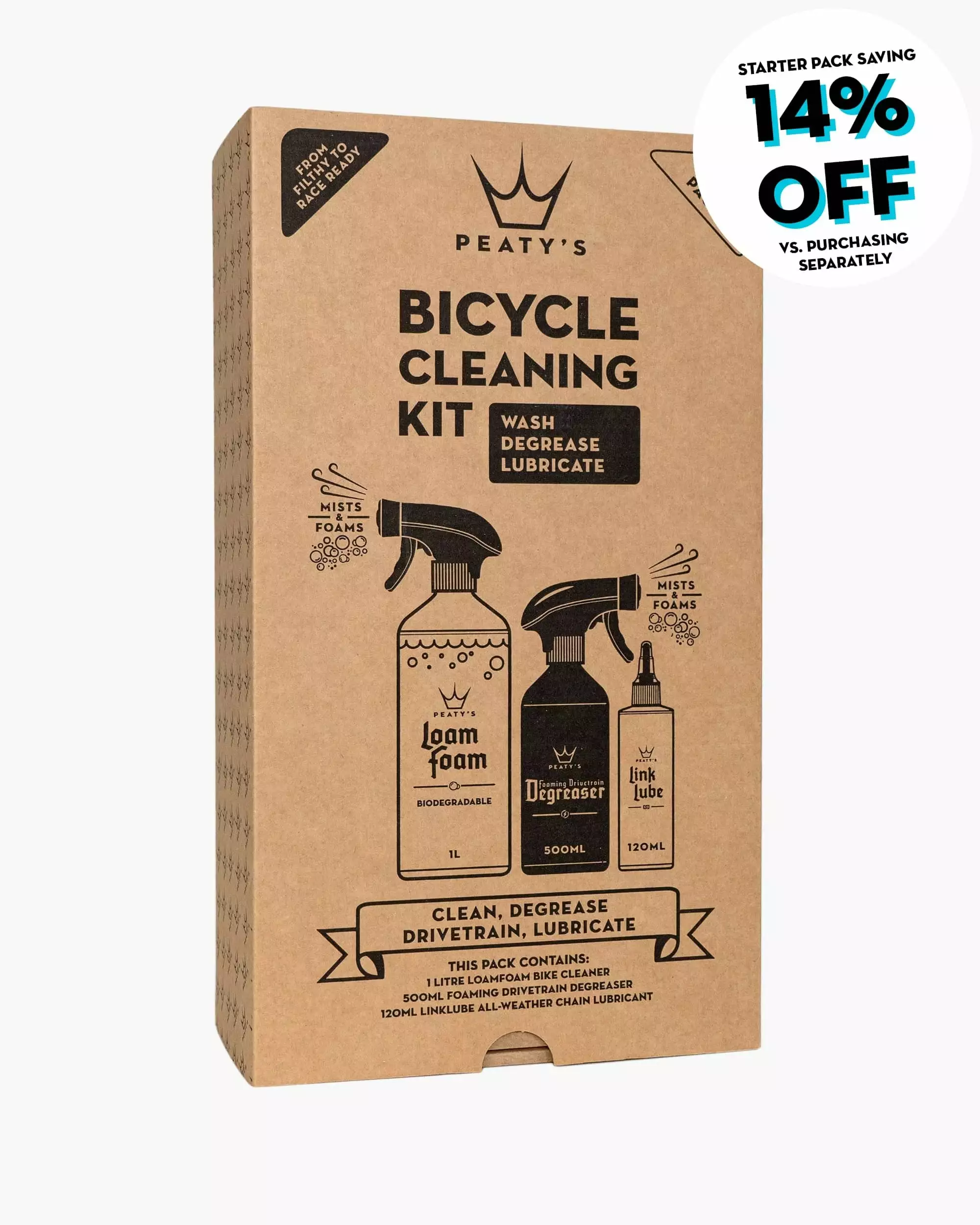 Peaty's Clean Degrease Lube Aloituspaketti 4 Peaty's Clean Degrease Lube Aloituspaketti - Image 2