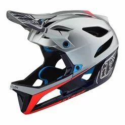 Troy Lee Designs TLD Stage Full Face Maastokypärä -MAASTOPYÖRÄT myymälä stage helmet race silvernavy 1